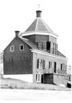 1331 Gedeelte van de Oranjesluis met sluiswachterswoning te 's-Gravenzande gezien naar het noordoosten., 1974