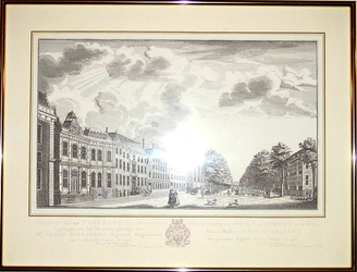 1715 gravure van het gemeenlandshuis te Delft, 2001