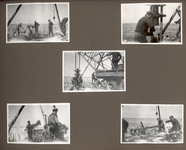 847 Opruimingwerkzaamheden van versperringsmaterialen van de Duitse bezetter op het strand van Scheveningen., 1945