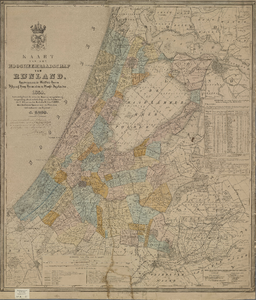A-0037 Kaart van het hoogheemraadschap van Rijnland, 1855