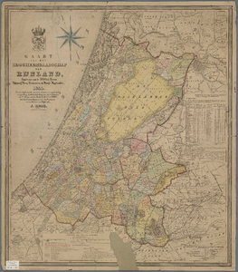A-0040 Kaart van het hoogheemraadschap van Rijnland, 1855