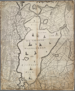 A-0045 [Kaart van het grote Haarlemmermeer of Leidse meer], 1647