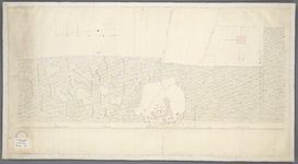 A-0073 [Kaart van de duinen bij het dorp Noordwijk], circa 1820