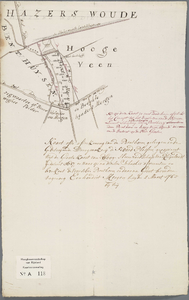 A-0118 Kaart ofte afteekening van de Benthorn, geleegen in de geoctroijeerde Droogmakerij de Noord Plass..., 1765
