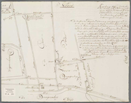 A-0198 [Schetskaart van de situatie van de molens van de droogmakerij ten noorden van de Voorweg onder H..., circa 1770