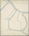 A-0316 [Kaart van de voornaamste grachten in en om de stad Gouda], circa 1850