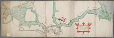 A-0327 [Kaart van het Spaarne, waarop dieptepeilingen staan aangegeven], 1603
