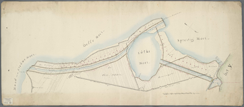 A-0346 [Kaart betreffende benodigde werken in verband met de droogmaking van het Haarlemmermeer] , 1823