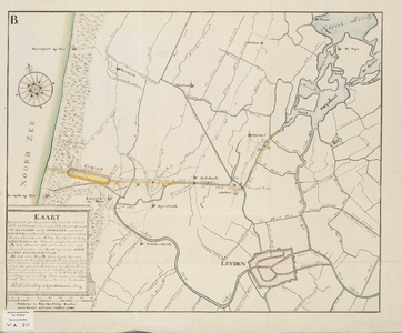 A-0410 Kaart (gecopieert uijt de groote Rhijnlands kaart d' ao. 1687) waar in is afgetekent een concept ..., 1769