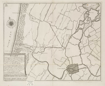 A-0411 Kaart (gecopieert uijt de groote Rhijnlands kaart d' ao. 1687) waar in is afgetekent een concept ..., 1769