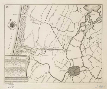 A-0412 Kaart (gecopieert uijt de groote Rhijnlands kaart d' ao. 1687) waar in is afgetekent een concept ..., 1769