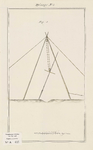 A-0425 [Zijaanzicht van een grondboorinstallatie gebruikt bij waterpassing te Katwijk aan Zee], 1802