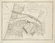 A-0433 Topographische kaart van de situatie der beide Catwijken benoorden den Rhijn, voorstellende het P..., 1803