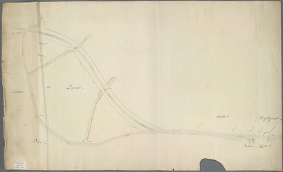 A-0455 [Kaart van het additionele kanaal en een gedeelte van de Rijn], 1805