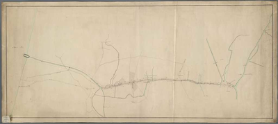 A-0482 [Situatie van de uitwatering via de Rijn naar de Noordzee, met concept voor het nieuwe kanaal te ..., 1842