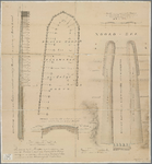 A-0485 Opstand van het, met Paalwerk versterkt zuidelijk Hoofd, aan de zijde van het Buiten - Kanaal : P..., 1844