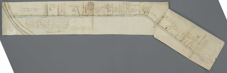 A-0503 Kaart van de ambagten die langs den Does tot schoonhouden van dezelve verhoefslaagt zijn, 1799