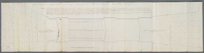 A-0698 Schets tekening van de Groote of Schouts sluis te Spaarndam, 1801