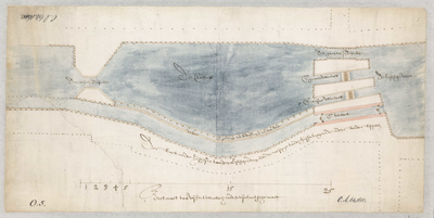 A-0759 [Kaart met ontwerp van een verlaat, de duikers en de kolk te Leidschendam], 1648