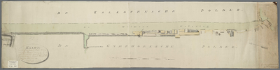 A-0861 Kaart van de Gnephoeksche polder, kade van den lagen Rijndijk tot aan den Omringdijk van den Vrou..., circa 1820