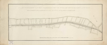 A-0895 Kaart figuratief van den Slaperdijk met de buite en binnelanden aan het hoogheemraadschap van Rhi..., 1825