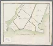 A-0970 [Schetskaart van de situatie van de kade langs het Haarlemmermeer van de polder Zuid-Schalkwijk], 1816