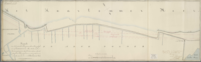 A-1005 Kaart van het gedeelte Ringvaart en Ringdijk vanaf Sloten tot den Aker Watermolen, ter aanwijzing..., 1840