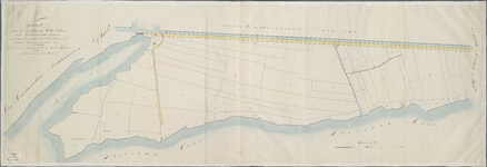 A-1006 Kaart van het gedeelte des Rotte Polders onder Spaarnwoude liggende en waarvan de oevers tegen he..., circa 1830