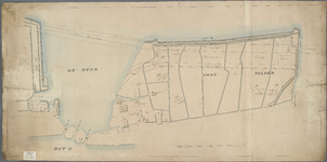 A-1041 [Kaart van een gedeelte van het Haarlemmermeer onder Houtrijk en Polanen en van de Zwetpolder], circa 1840