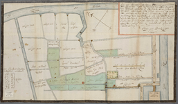 A-1043 [Kaart van enige landen in de polder het Marenbon nabij de Zijl], 1652