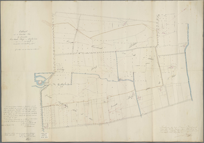 A-1056 [Kaart van de Beekpolder onder Voorhout, Lisse en Sassenheim], 1846