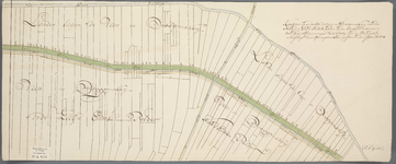 A-1104 Kaart van een gedeelte der veen en droogmakerij van de Noord en Zuijd Eindtzepolder..., 1774