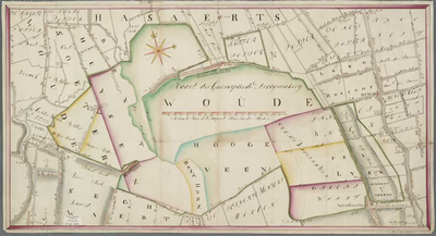 A-1184 Kaart der geconcipieerde droogmakerij : [Noordplassen], 1758