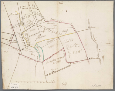 A-1185 [Kaart van de droogmaking van de Noordplassen], 1758