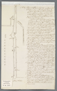 A-1187 No: 3. Kaarte figuratief tot een concept proefneeming met de Scheprad Molen A en Vijsel Molen D z..., 1763
