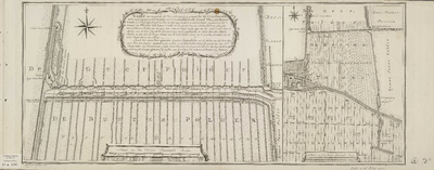 A-1197 Kaart van een gedeelte der veen en droogmakery genaamt de Butter-polder welke meede begrepen is ..., 1773