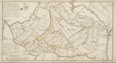 A-1230 Kaart gecopieerd uit de groote kaart van Rhijnland, waar op de geconsipieerde bedijking en droogm..., 1788