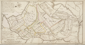 A-1230 Kaart gecopieerd uit de groote kaart van Rhijnland, waar op de geconsipieerde bedijking en droogm..., 1788