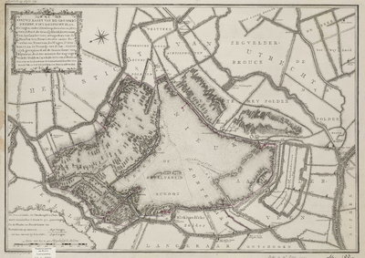 A-1231 Nieuwe kaart van de gecombineerde Nieukoopsche Plas, geleegen onder Nieukoop, Zevenhoven, Nieuvev..., 1790