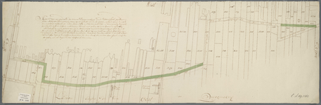 A-1303 Kaart van een gedeelte der veen en droogmaakerij vande Voorofsche polder onder Noordwaddingsveen,..., 1769