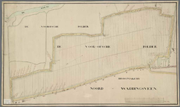 A-1306 [Kaart van de veen- en droogmakerij in de Voorofsche polder onder Noord-Waddinxveen], circa 1804