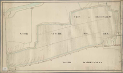 A-1307 [Kaart van de veen- en droogmakerij in de Voorofsche polder onder Noord-Waddinxveen], circa 1804