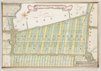A-1312 Bedijckte en drooggemaakte Palensteynse polder geleegen onder de ambagte van Zegwaart, 1763