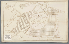 A-1330 Kaart figuratief dienende tot concept bedijken en droogmaken der plassen onder Zoetermeer, Stompw..., 1773