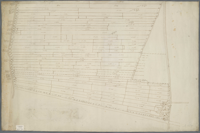 A-1336 [Kaart van de veen- en droogmakerij van het zuidelijkste gedeelte van de Broekvelden onder Zwamme..., 1798