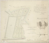 A-1460 Kaart van de landen, gelegen buiten den Schinkel-Dijk en den Kade-dijk van den Velzer-broeker-pol..., 1828