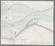 A-1467 [Kaart van de landen gelegen rondom het Penningsveer onder Haarlemmerliede en Spaarnwoude], 1838
