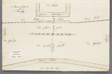 A-1524 [Ontwerptekening voor de bouw van de Boskoopse brug over de Gouwe], 1737