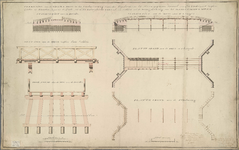 A-1553 Teekening van de nieuwe brug in den Voorhouterweg benoorden Rynsburg, over het nieuw gegraven kan..., 1842