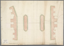 A-1564 [Tekening van de fundering van de Zwammerdamsebrug, gelegen over de Oude Rijn te Zwammerdam], circa 1700